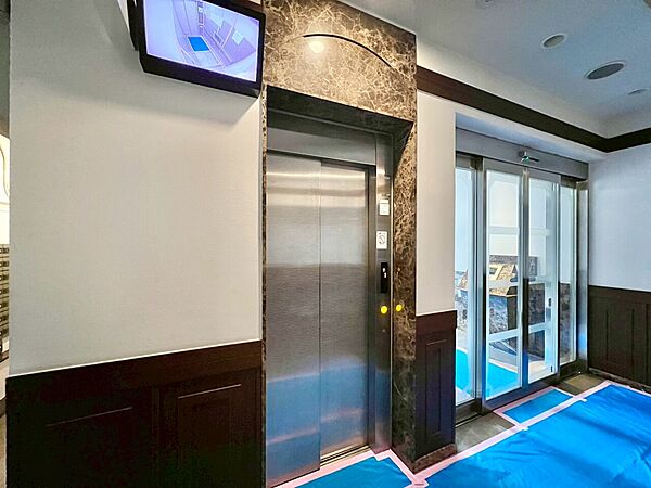エレベーター完備のため荷物が多くなっても安心。