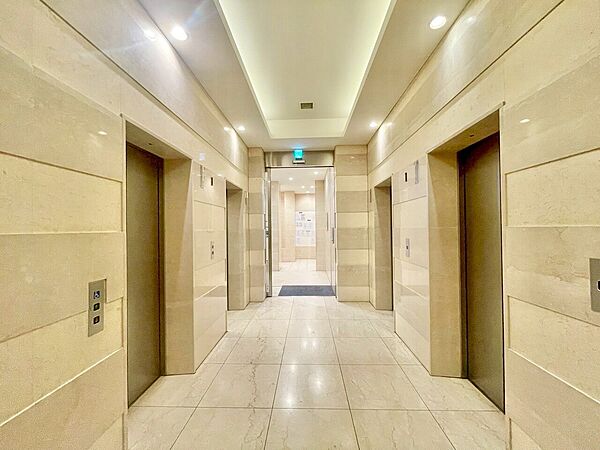 エレベーター完備のため荷物が多くなっても安心。