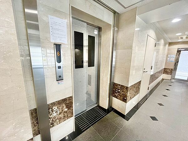 エレベーター完備のため荷物が多くなっても安心。