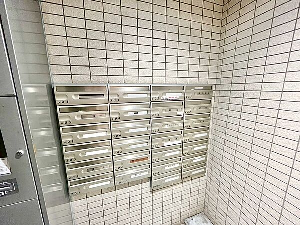 郵便受けも、きちんと管理されています。