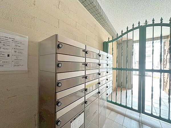 郵便受けも、きちんと管理されています。