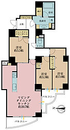 ザ・ガーデンタワーズサンセットタワー 3LDKの間取図画像