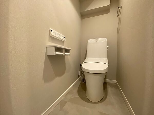清潔感の高いお手洗い。