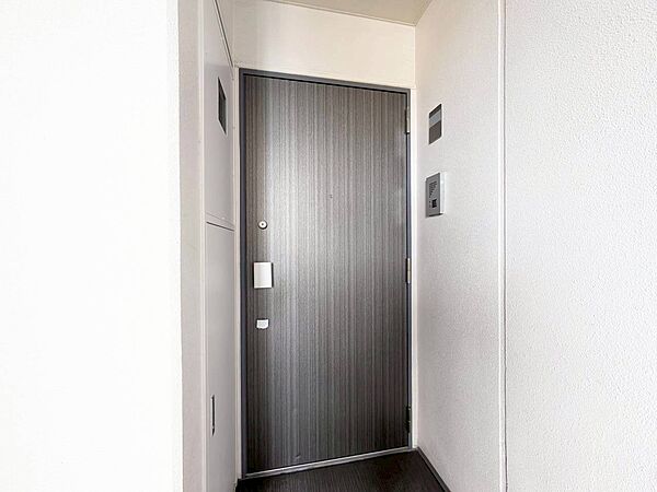 清潔感のある落ち着いた雰囲気の玄関です。