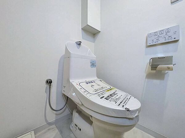 清潔感の高いお手洗い。