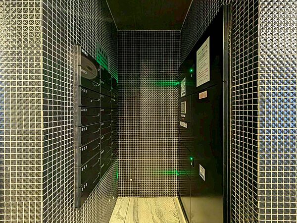 郵便受けも、きちんと管理されています。