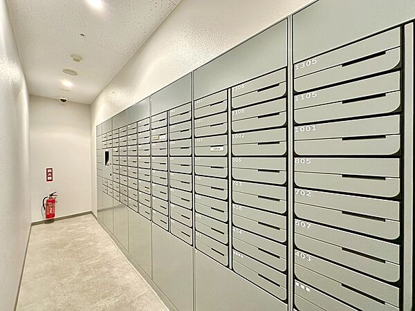 郵便受けも、きちんと管理されています。