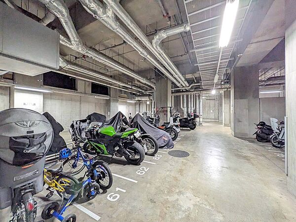 駐輪場も綺麗に整頓されています。※空き状況は都度ご確認下さい。