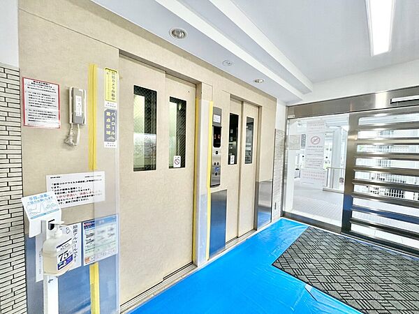 エレベーター完備のため荷物が多くなっても安心。