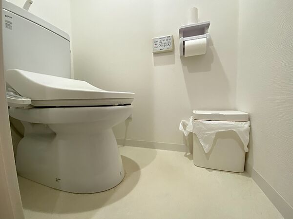 清潔感の高いお手洗い。