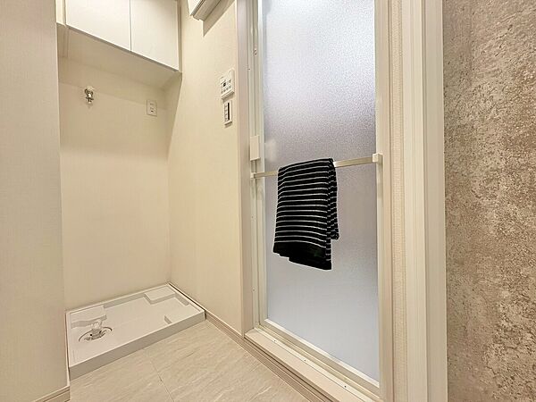十分な広さの脱衣所。