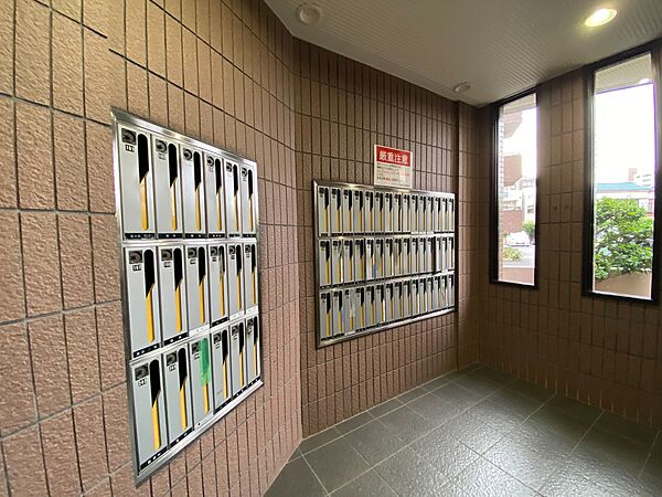 郵便受けも、きちんと管理されています。