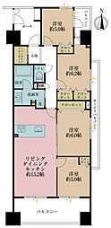ゼファー浦安ブライトシティ 4LDKの間取図画像