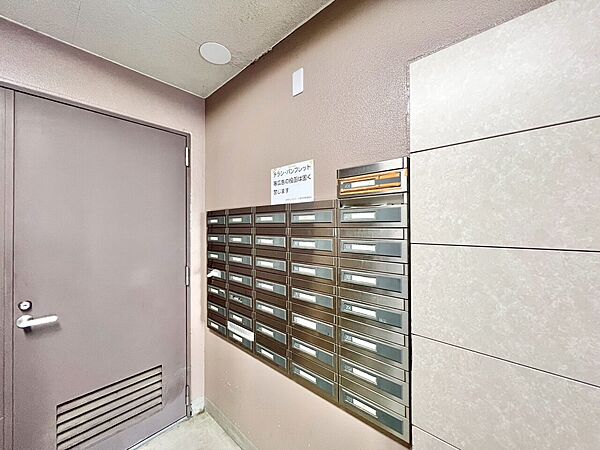 郵便受けも、きちんと管理されています。