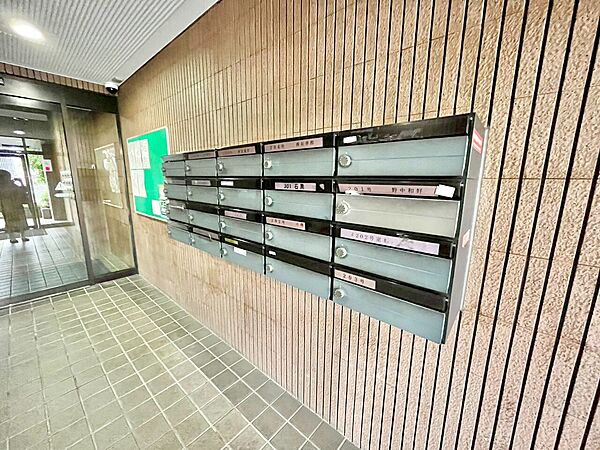 郵便受けも、きちんと管理されています。