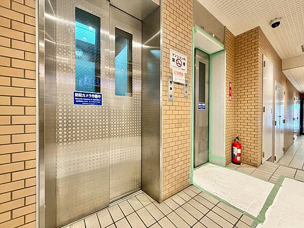 エレベーター完備のため荷物が多くなっても安心。