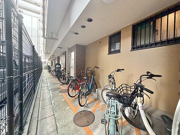 駐輪場も綺麗に整頓されています。※空き状況は都度ご確認下さい。