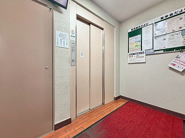 エレベーター完備のため荷物が多くなっても安心。
