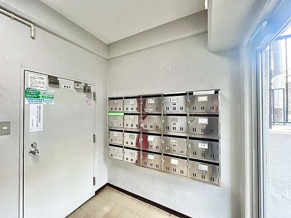 郵便受けも、きちんと管理されています。