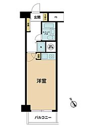 ライオンズステーションプラザ大塚第2 ワンルームの間取図画像