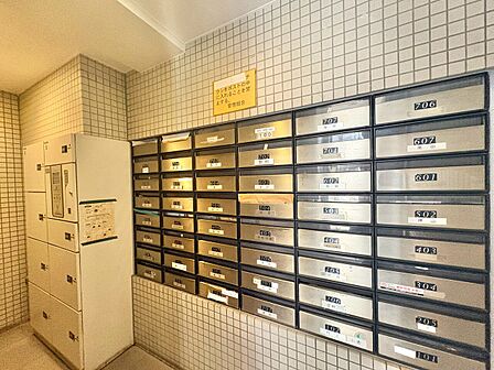 郵便受けも、きちんと管理されています。