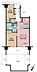 間取り：2LDK、専有面積53.73m2、バルコニー面積10.62m2