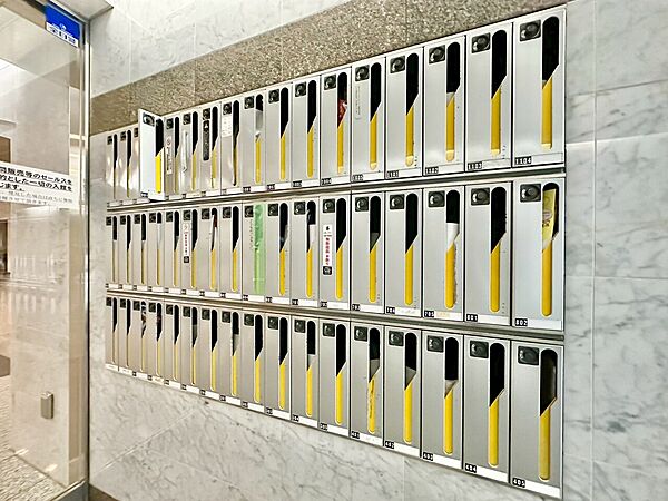 郵便受けも、きちんと管理されています。