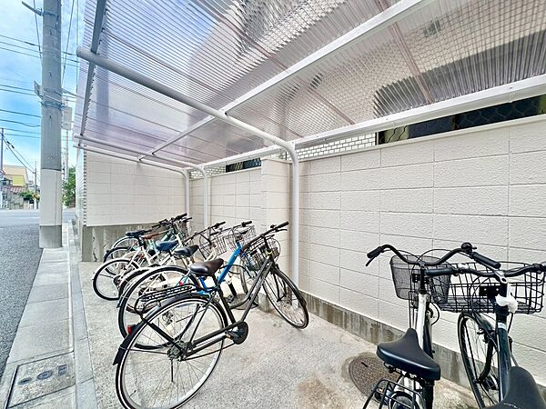 駐輪場も綺麗に整頓されています。※空き状況は都度ご確認下さい。