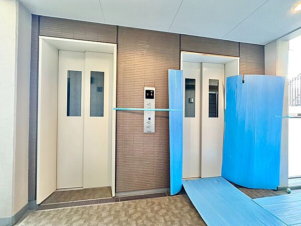 エレベーター完備のため荷物が多くなっても安心。