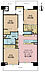 間取り：3LDK、専有面積80.24m2、バルコニー面積6.76m2