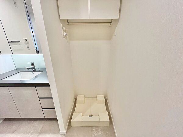 十分な広さの脱衣所。