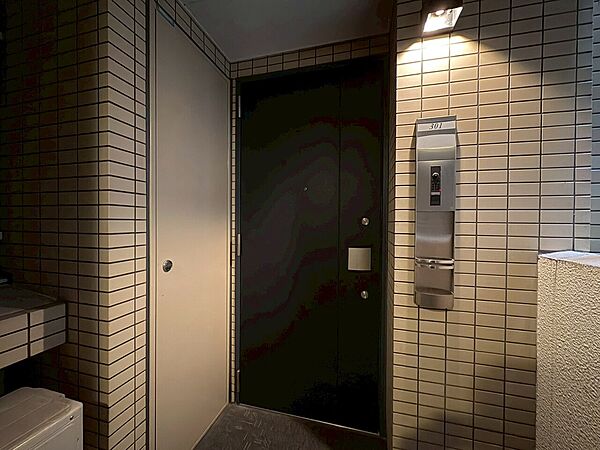 清潔感のある落ち着いた雰囲気の玄関です。