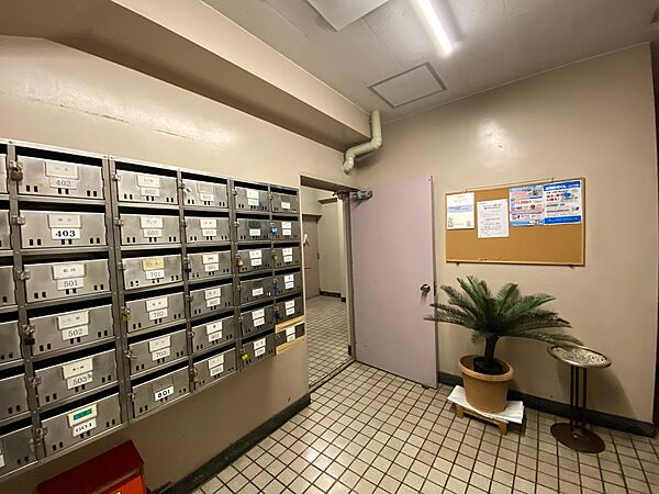 郵便受けも、きちんと管理されています。