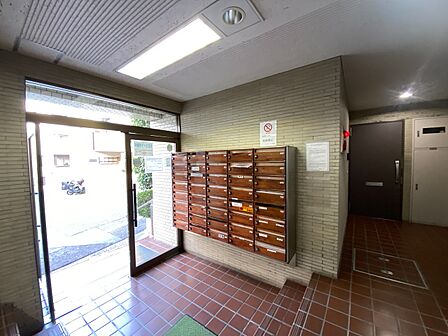 郵便受けも、きちんと管理されています。