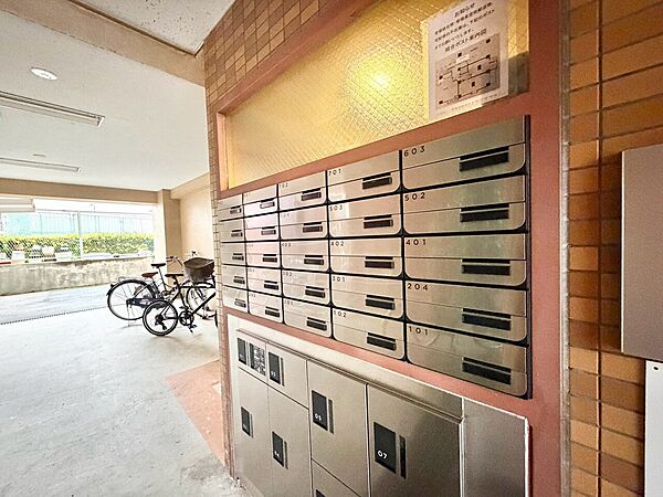 郵便受けも、きちんと管理されています。