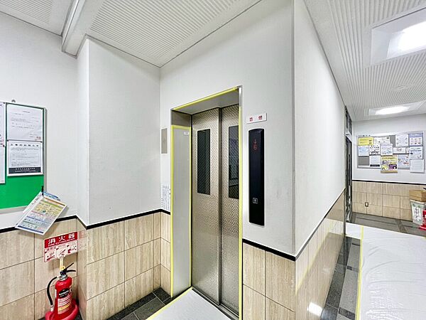 エレベーター完備のため荷物が多くなっても安心。