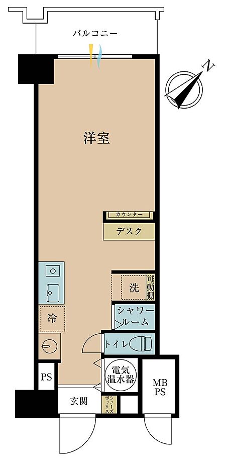 1R 間取り