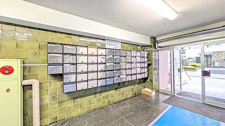 郵便受けも、きちんと管理されています。