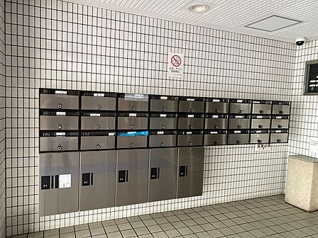 郵便受けも、きちんと管理されています。