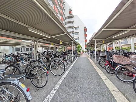 駐輪場も綺麗に整頓されています。※空き状況は都度ご確認下さい。