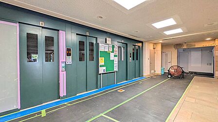 エレベーター完備のため荷物が多くなっても安心。