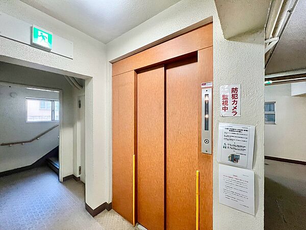 エレベーター完備のため荷物が多くなっても安心。