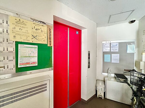 エレベーター完備のため荷物が多くなっても安心。