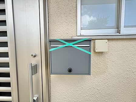 郵便受けも、きちんと管理されています。