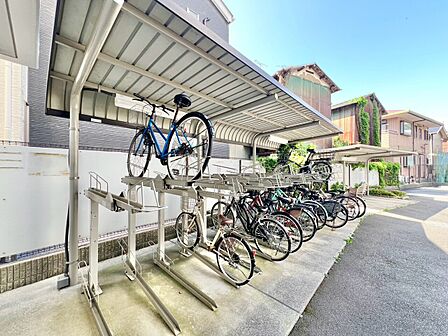 駐輪場も綺麗に整頓されています。※空き状況は都度ご確認下さい。