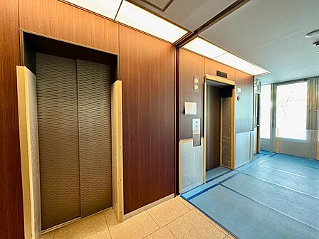 エレベーター完備のため荷物が多くなっても安心。