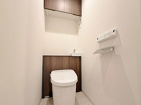 清潔感の高いお手洗い。