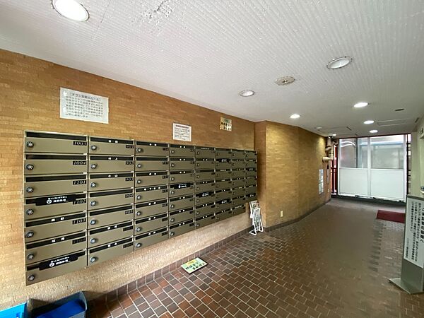郵便受けも、きちんと管理されています。