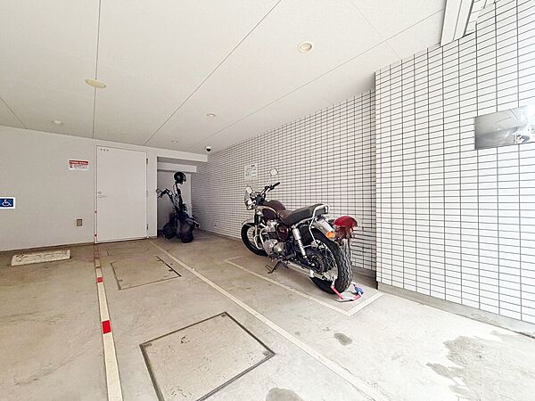 バイク置き場もございます。※空き状況は都度ご確認下さい。