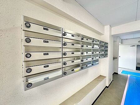 郵便受けも、きちんと管理されています。